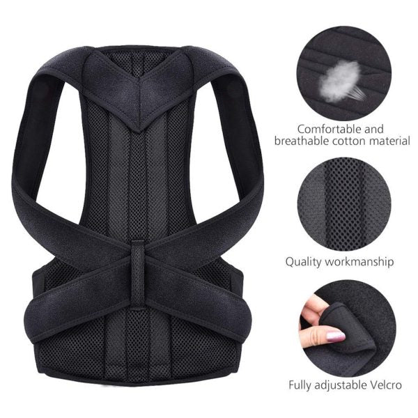 Back Pain Relief Belt | Posture Corrector Shoulder & Spine Support Brace