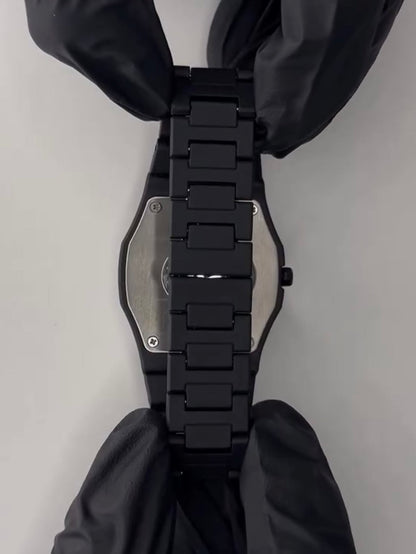 Full BLACK AURA Quartz Watch – Lightweight Design And Premium Quality