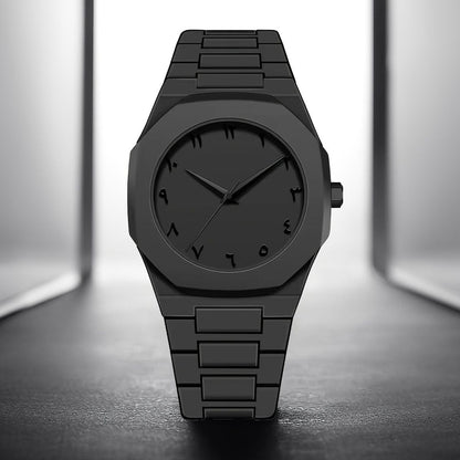 Full BLACK AURA Quartz Watch – Lightweight Design And Premium Quality