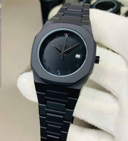 Full BLACK AURA Quartz Watch – Lightweight Design And Premium Quality