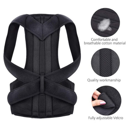 Back Pain Relief Belt | Posture Corrector Shoulder & Spine Support Brace
