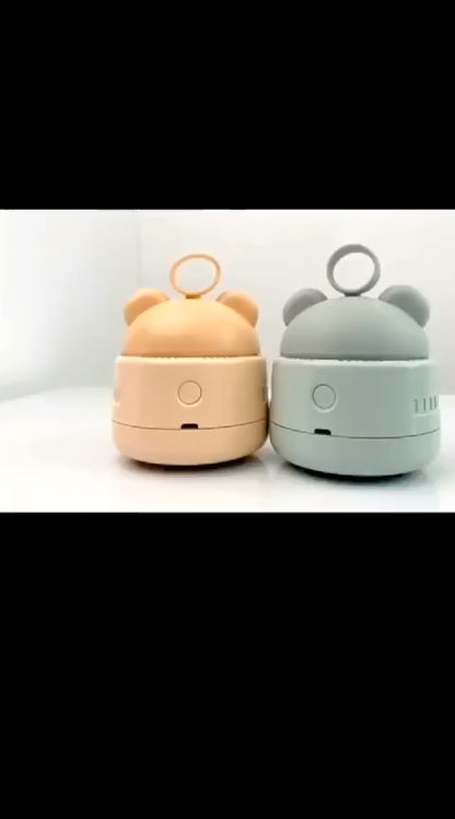 Mini Desktop Vacuum Cleaner With Usb Charging – Portable 360° Swivel Dust Cleaner
